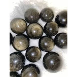 Esferas de Cuarzo Obsidiana Dorada Hechas a Mano, Ecológicas, al por Mayor, Piedras Naturales, Cristales para Artesanía, Reiki, Feng Shui y Meditación - Product Image 3