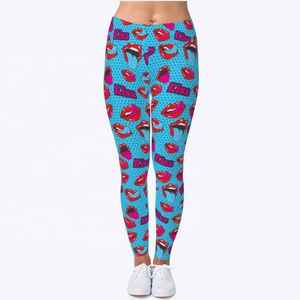 High Quality Women Fitness <b>Leggings</b> Winter Casual <b>Seamless</b> Mid Waist Knee-Length Polyester/Cotton Custom Sizes - Product Image 2
