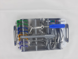 Instrumentos Médicos de Microcirugía, Cinturón Negro para Columna Vertebral, Juego de Retractores Cervicales y Lumbares ACD, Estuche de Aluminio y Acero Inoxidable, CE ISO - Product Image 4