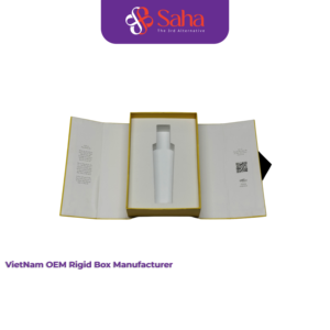 Cajas de Regalo Hechas a Mano con Papel Kraft Reciclable y Biodegradable, Laminación Mate con Relieve, Personalizables con Estampado en Lámina Dorada, Fabricadas en Vietnam - Product Image 4