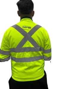 Chaqueta polar de seguridad reflectante Hi Vis Construcción de poliéster para protección contra el frío - Product Image 3