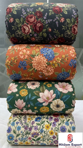Trendy Polyester Digital Printed Fabric Custom Manufacturing Service for Garments Dresses and Home Textiles - Product Image 3