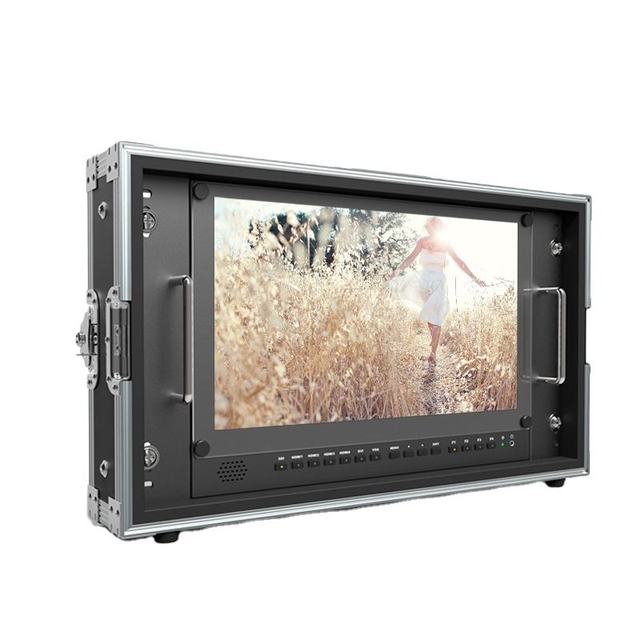 New Design 15.6 Inch 4K 3G-SDI  Broadcast Monitor with IPS Panel DVI Interface Stock Feature Including Built-in Speaker