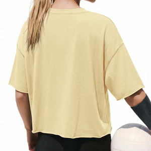 Camisetas de Fábrica OEM de Poliéster y Algodón para Hombre y Mujer, Corte Regular, Sólidas, Transpirables, Ecológicas, Casuales, Lisas, Estilo Urbano - Product Image 6