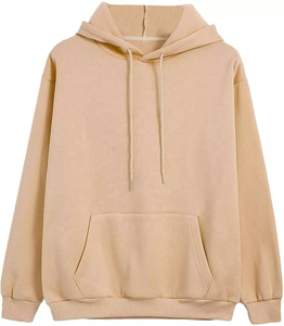 Vente en gros de sweats à capuche surdimensionnés pour hommes 100% coton, logo personnalisé, orange, streetwear, tissu français de haute qualité, broderie - Product Image 6