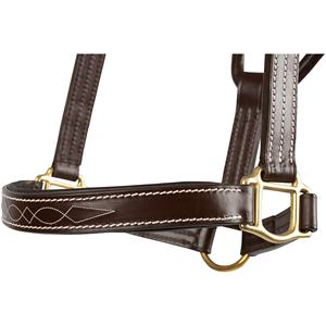 Haute qualité Sedgwick anglais selle cheval licou doux rembourré fantaisie cousu boucles en laiton en cuir pleine fleur pour l'équitation - Product Image 2