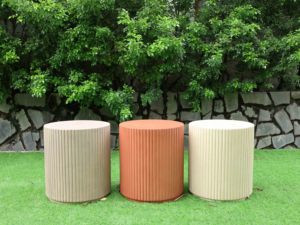 โต๊ะกาแฟคอนกรีตสีขาว ดีไซน์ทันสมัย สำหรับใช้งานกลางแจ้ง หรูหรา กันน้ำ ทนทาน รับประกันคุณภาพ - Product Image 4