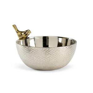 Tazón de metal para ensalada con diseño de 4 esquinas recortadas, tazones para servir comida, accesorios de mesa, tazón de lujo hecho a mano para decoración. - Product Image 2