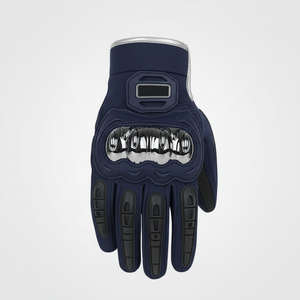 Guantes de Motocicleta de Cuero Perforado con Protección Rígida en los Nudillos, Paneles de Malla Transpirable, para Carreras Profesionales 2026 - Product Image 5