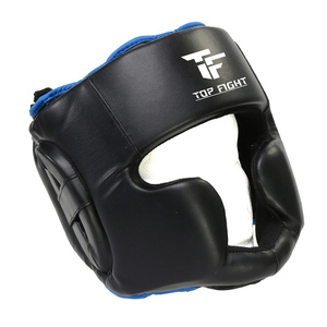 <b>Style</b> Adult & Youth Training Adjustable Portable Boxing <b>Head</b> Guard Durable PU Leather Helmet with Breathable Design Logo - Product Image 2