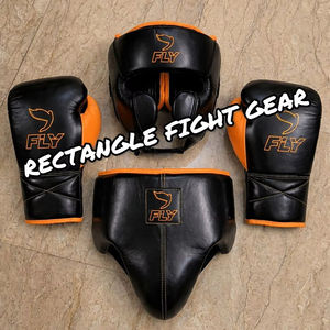 Nuevo Kit de Boxeo Personalizado Fly, Guantes de Boxeo, Protector de Cabeza, Protector Inguinal, Juego de Boxeo Fly Personalizado de Cuero Genuino de Alta Calidad - Product Image 1