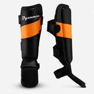 Protège-tibias personnalisés avec logo pour adultes, faible MOQ, protections élastiques de karaté à enfiler avec design multicolore, prix de gros - Product Image 2