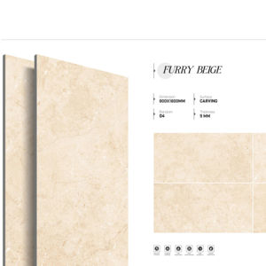 Carreaux de porcelaine contemporains sculptés, dimensions 800x1600, 1200x1800, 750x1500 mm. Carreaux modernes pour salon, cuisine, salle de bain. - Product Image 1