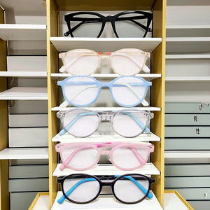 Logo personalizzato TR90 Ultra-leggero in Silicone per bambini occhiali da vista Anti-blu per la correzione della visione per bambini alla moda - Product Image 1