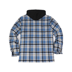 Top Sale Men's Plus Size Men's <b>Jackets</b> Quilted Flannel Hoodies Fleece Lined Fleece Plaid Flannel Hoodies - Product Image 2