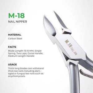 ที่ตัดเล็บเหล็กกล้าคาร์บอน M.18 ใบมีดตรงคม ทนทาน บรรจุภัณฑ์แบบการ์ดพลาสติก - Product Image 4