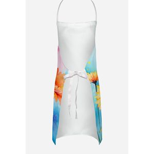 Gerbera margaritas acuarela grande Multicolor delantal de cocina Unisex adulto para cocinar hornear manualidades jardinería-servidor para hombres y mujeres - Product Image 4
