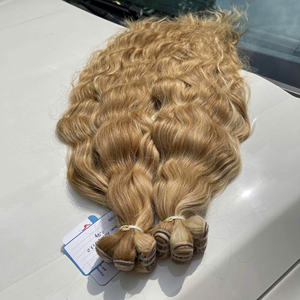 Prix d'usine en gros Cheveux naturels ondulés en trame Extension de cheveux humains sans perte ni nœuds - Product Image 2