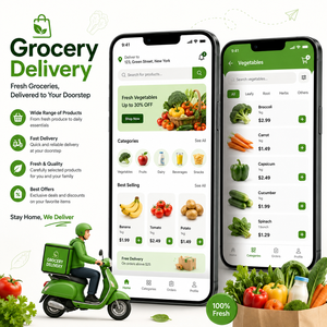 Développement d'applications de marché d'épicerie pour les produits frais, les essentiels quotidiens et les magasins de détail - Product Image 1