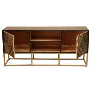 Cheap Wholesale CHANDNI Modern-style Wooden Beige 70 Inch High Quality Custom Eco-Friendly Storage Floor Mount Living <b>TV</b> <b>Stand</b> - Product Image 3