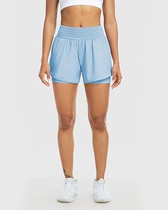 Shorts Deportivos de Cintura Alta para Mujer, con Logotipo Personalizado, Elásticos, de Secado Rápido, en Spandex/Poliéster, Estilo Biker - Product Image 5