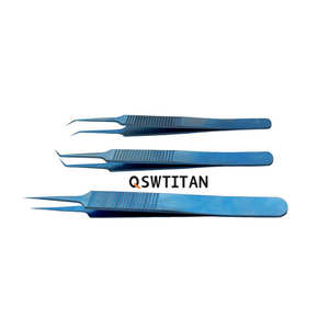 Pinces électroniques pour greffe de cheveux, pinces d'implantation droites en titane, pinces angulaires par Dentavex - Product Image 5