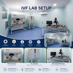 การติดตั้งห้องปฏิบัติการ IVF ให้สมบูรณ์แบบ |   ตู้บ่มเพาะ CO2 พร้อมกล้องจุลทรรศน์สำหรับงาน IVF สำหรับห้องปฏิบัติการคลินิกการเพาะพันธุ์และภาวะเจริญพันธุ์ - Product Image 5