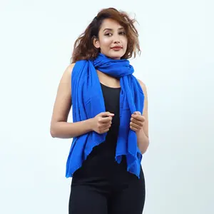 New Model Scarf Woven 100% Cashmere Hand Loom Weave Fringe Scarf Women's For Winter Fashion Warm Special.