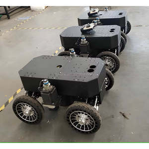 Châssis de voiture robot à 4 roues, plateforme robotique extérieure à roues, absorption des chocs - Product Image 3
