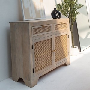 Aparador de Ratán Vandana Arista Solace para Interiores y Exteriores Modernos y Elegantes - Product Image 4