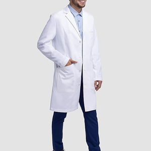 Bata de Laboratorio Blanca Ligera para Hombre, Talla Grande, para Uso Médico Diario, con Detección de Agujas, Material de Alta Calidad - Product Image 5