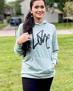 เสื้อฮู้ดผู้หญิงแบบมีซับใน ฮิปฮอป ผ้าถัก พิมพ์ลายตามสั่งจากโรงงาน น้ำหนักเบา แขนยาว เหมาะสำหรับฤดูร้อนและฤดูใบไม้ผลิ มีเชือกผูก - Product Image 4