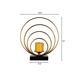 Candelabro de Aluminio Hecho a Mano con Cristales, Resistente al Calor, Duradero, para Decoración del Hogar en Navidad y San Valentín - Product Image 2