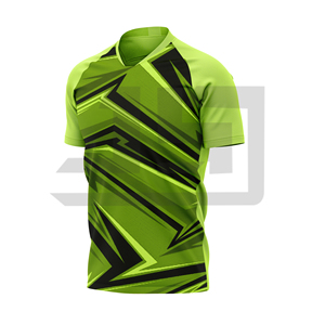 JAMEZ SPORTS Camisetas Unisex de Manga Corta con Cuello en V, 100% Algodón, Transpirables, de Secado Rápido y Antibacterianas - Cada Latido del Corazón Cuenta con un Espíritu de Juego - Product Image 1