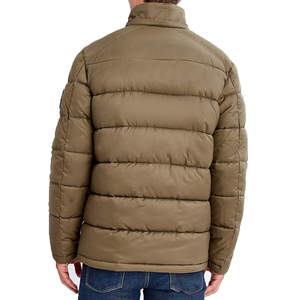 2024 OEM High Street Style Unisex <b>Warm</b> Winter Bubble Puffer Jacket with Hood 100% Nylon Front Logo - Product Image 4