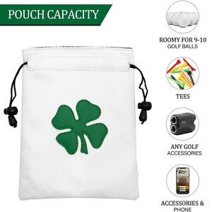 Pochette de golf en cuir véritable de qualité supérieure, conçue pour les golfeurs ayant besoin d'une solution de rangement élégante et pratique à un prix raisonnable. - Product Image 4