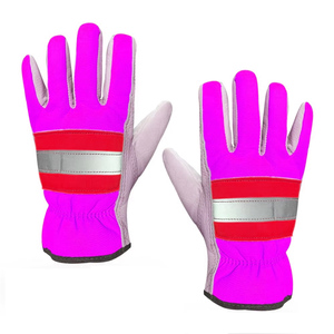 Gants de sécurité haute visibilité de qualité professionnelle avec bandes réfléchissantes et conception anti-coupure durable - Product Image 3