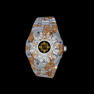 Reloj de Cuarzo con Diamantes Moissanite VVS Clásico de Exportación India para Hombre, Estilo Antiguo de Lujo para Negocios, Resistente a los Arañazos, Disponible para la Venta - Product Image 6