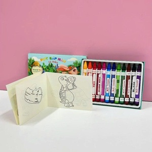 ชุดสีเทียนเด็ก 12 สี ยี่ห้อ Easy Grip ปลอดสารพิษ ล้างออกได้ วัสดุสำหรับระบายสีเด็กเล็ก อุปกรณ์การเรียนรู้สำหรับเด็กเล็ก ส่งออกจำนวนมาก - Product Image 5
