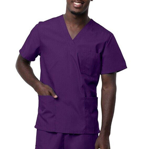 New Products Polyester Spandex Fashionable Male Uniform <b>Scrub</b> <b>Sets</b> Men Doctor Hospital Medical <b>Scrubs</b> Uniform <b>Set</b> - Product Image 4