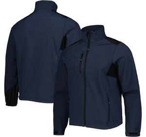 Men Soft Shell <b>Jacket</b> Hooded Waterproof Windproof Thermal <b>Fleece</b> <b>Lined</b> Outdoor Hiking Winter Quick Dry Breathable Reflective - Product Image 5