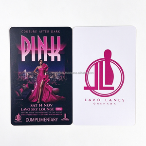 Tarjeta de PVC Personalizada para Eventos con Bajo MOQ, Logotipo Personalizado, Invitación VIP de Plástico, Tarjeta de Evento Impresa Personalizada Económica para Fiestas - Product Image 1