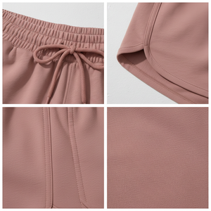 Women's Casual Sport Shorts Modern Athleisure Wear <b>Elastic</b> Waist Daily Comfort Shorts OEM Manufacturer - Product Image 5