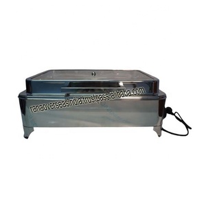 Plats de service chauffants électriques en acier inoxydable moulé de haute qualité pour buffets, fêtes et mariages (vente en gros) - Product Image 3