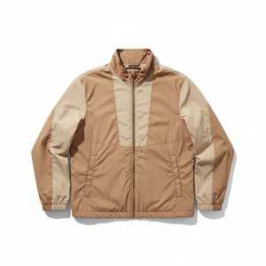 Wholesale Men's <b>Hooded</b> Waterproof Windproof Softshell Windbreaker <b>Jacket</b> with Quick-Dry Zipper Closure - Product Image 1