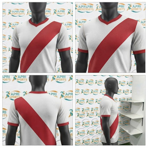 Maillot de football unisexe personnalisé de qualité supérieure, anti-UV, respirant, en polyester écologique, avec logo personnalisé, col rond, manches courtes - Product Image 6