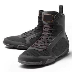 Chaussures de boxe haut de gamme, légères, respirantes, semelle à forte adhérence, parfaites pour l'entraînement, le sparring et les performances sur le ring. - Product Image 2