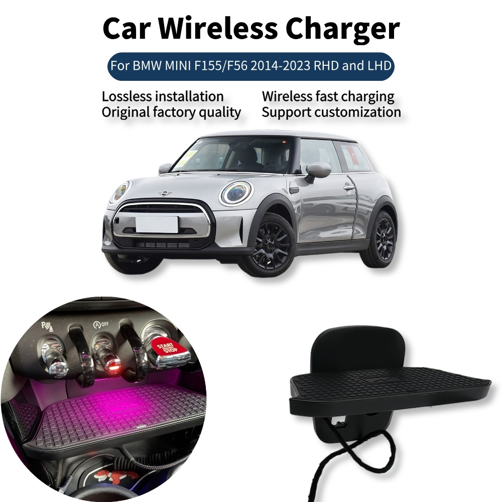 BMW Mini Cooper S Hatch F55 F56 Wireless Charger 2017-2019