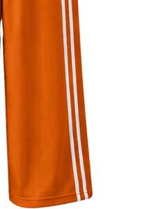 กางเกงวอร์มขายาวทรงหลวมลายทางสำหรับผู้หญิง ยี่ห้อ Manufacturer Orange เอวสูง มีเชือกผูก เหมาะสำหรับใส่ลำลองหรือสตรีทแวร์ - Product Image 4