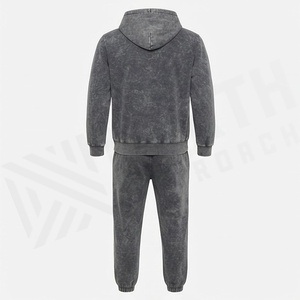 Men Acid Washed <b>Tracksuit</b> Breathable Comfortable Sports Wear Premium Gym Workout Athletic Custom Fit Jogger Suits Outfits - Product Image 6